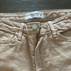 JBD Tan Cropped jeans size 27